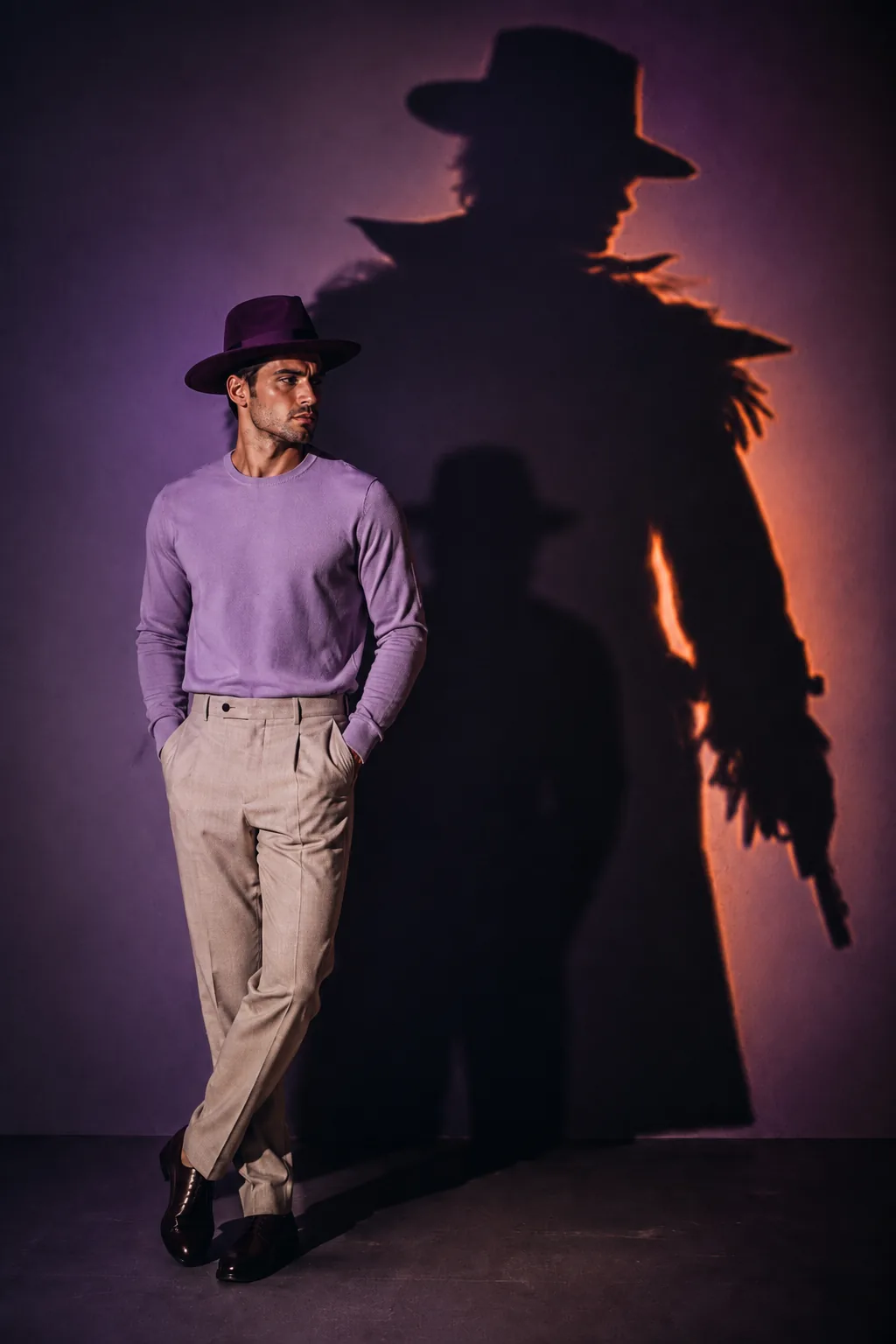 Editorial fashion portrait